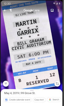 Перевод текста в Гугл Ленс