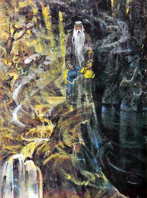 Старец с кувшинами живой и мертвой воды