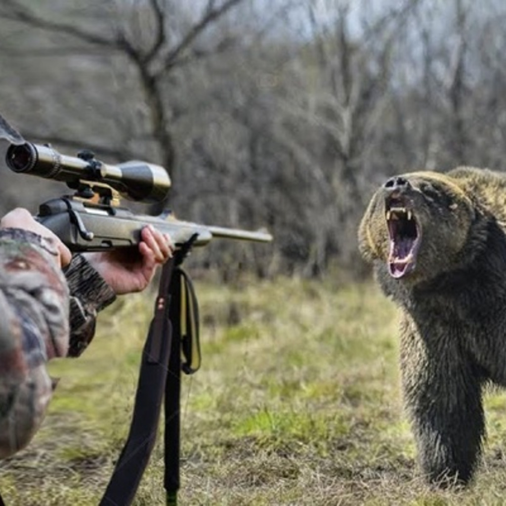 охота на медведя