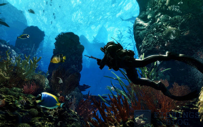 охота под водой