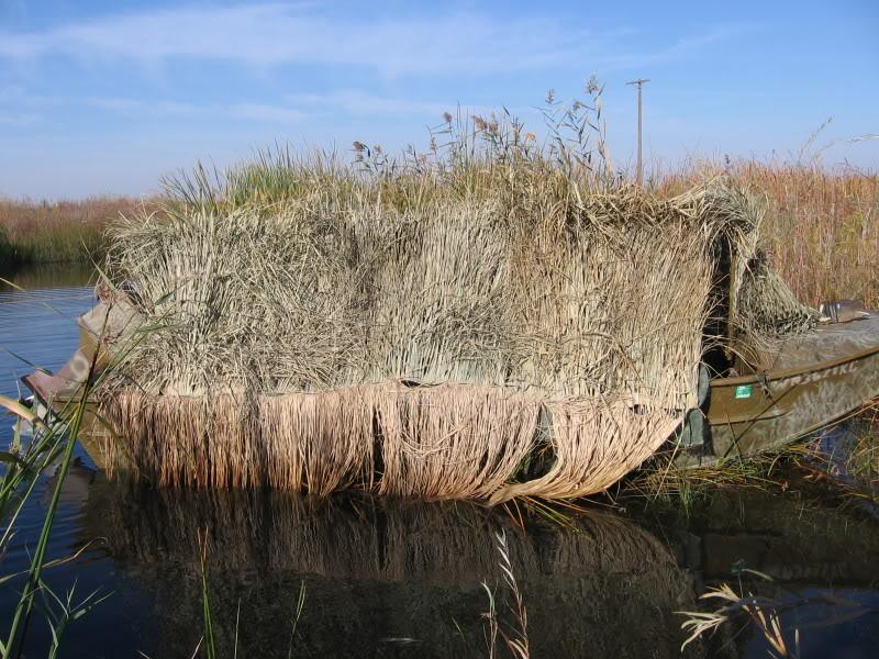 Скрадок для охоты на гуся