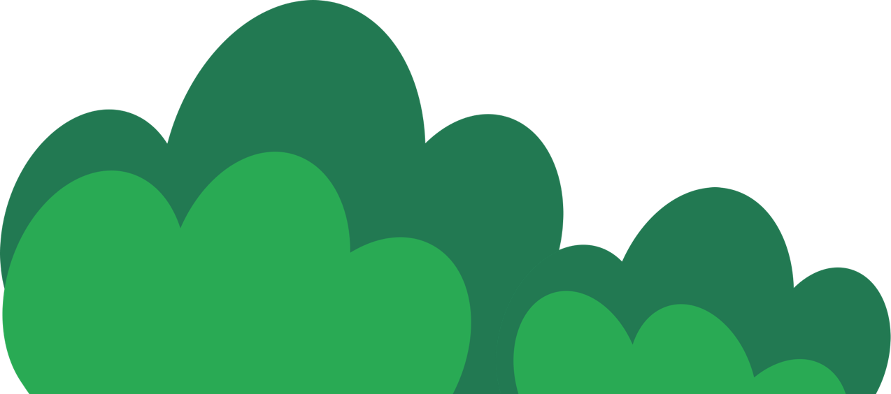 Кустарник слева