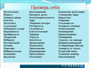 Проверь себя