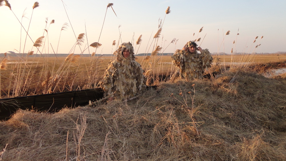 Маскировочные костюмы для осенней охоты