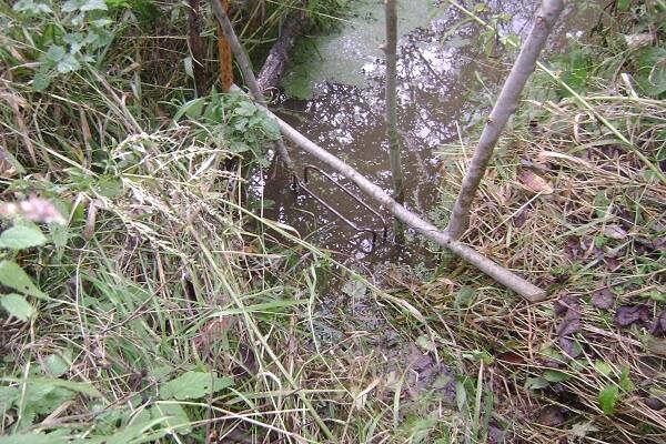 Установка капкана под водой