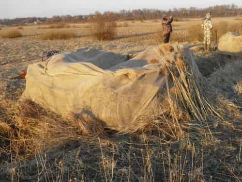 скрадок собственными руками из мешковины