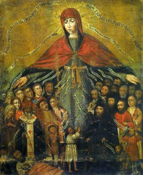 покров пресвятой богородицы икона