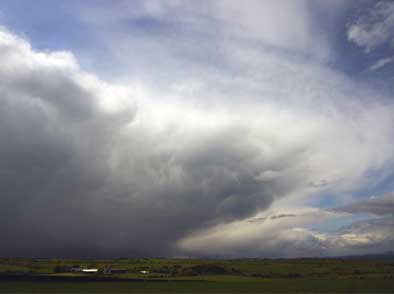 Кучево дождевые облака
