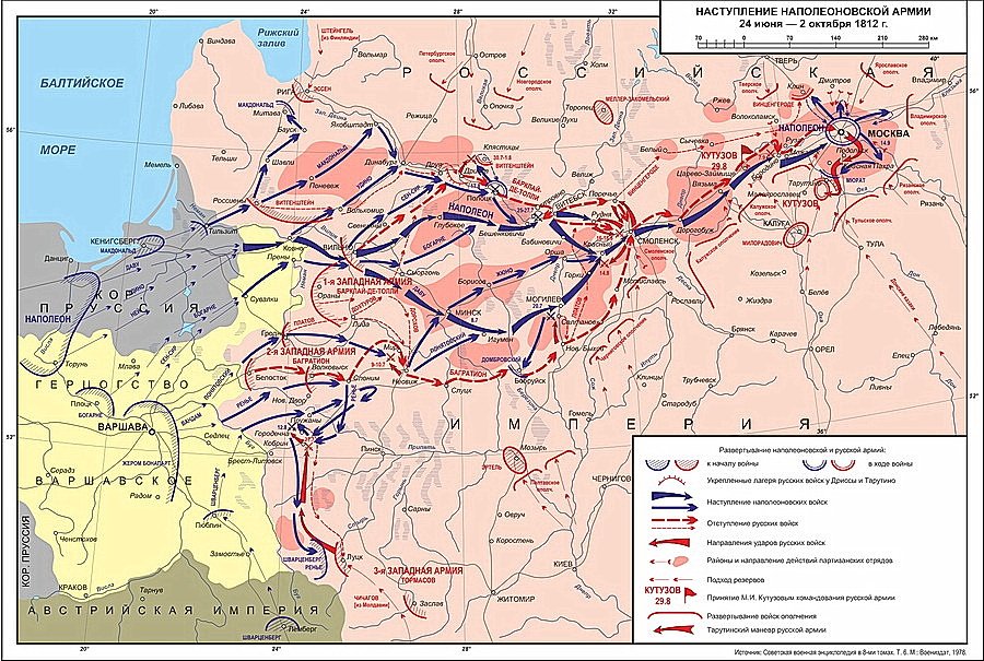 Наступление Наполеона в 1812