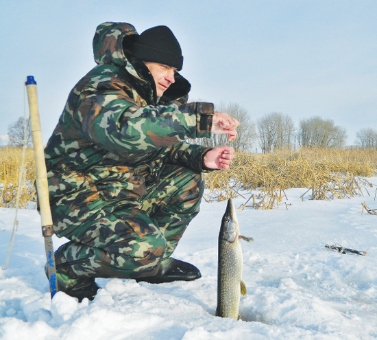 Подледный лов в декабре
