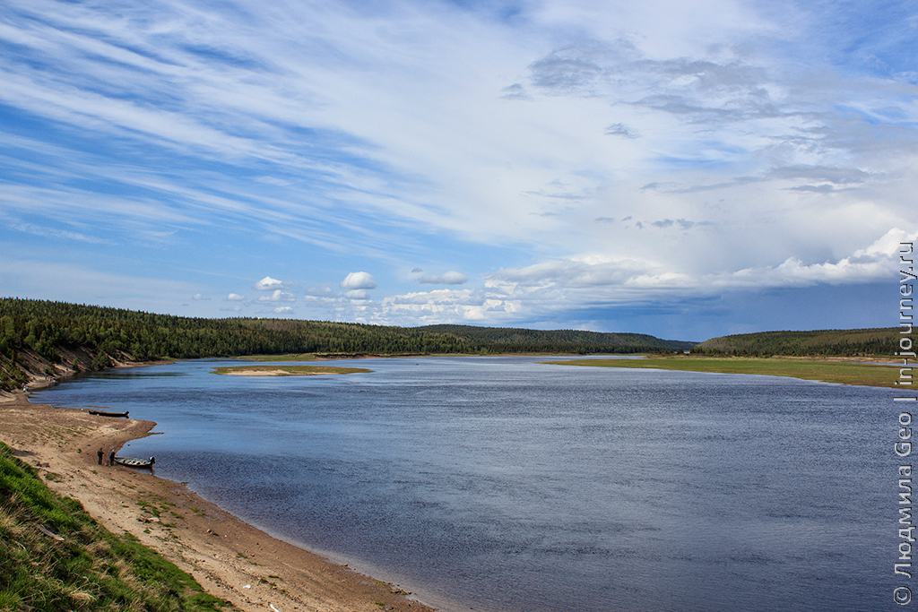 речной пейзаж на Варзуге