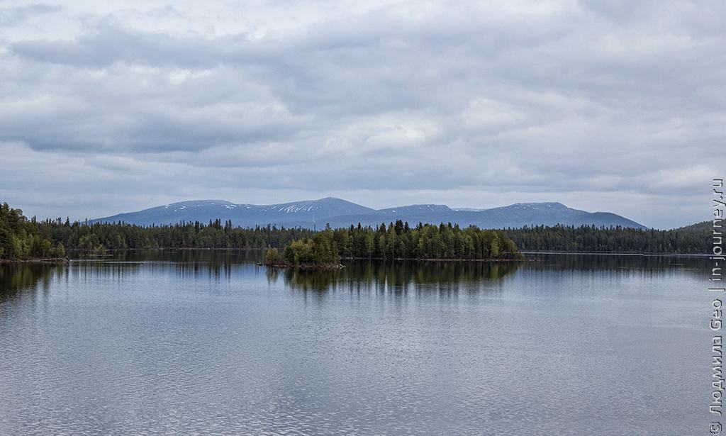 вид издалека на губу Канда