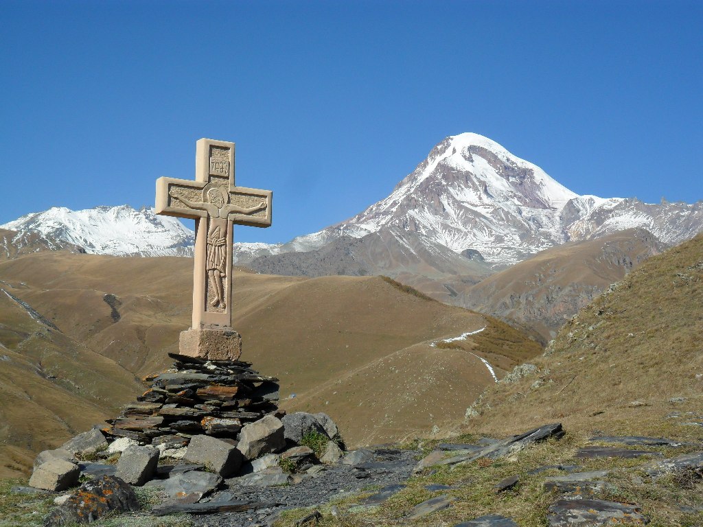 крест на горе