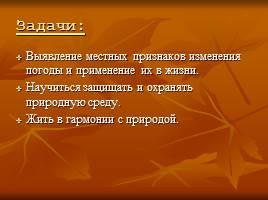 Выявление изменения признаков погоды нашей местности используя народные приметы, слайд 3