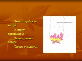 Выявление изменения признаков погоды нашей местности используя народные приметы, слайд 5