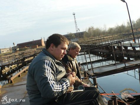 Десногорск. рыбалка на рыбхозе