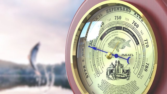 Какое давление для рыбалки лучше зимой: лучшая погода, направление ветра