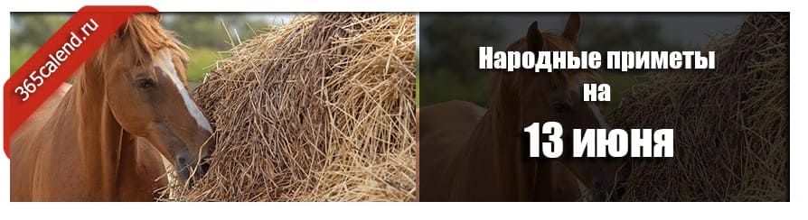 Народные приметы на 13 июня