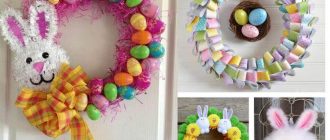 пасхальный венок своими руками