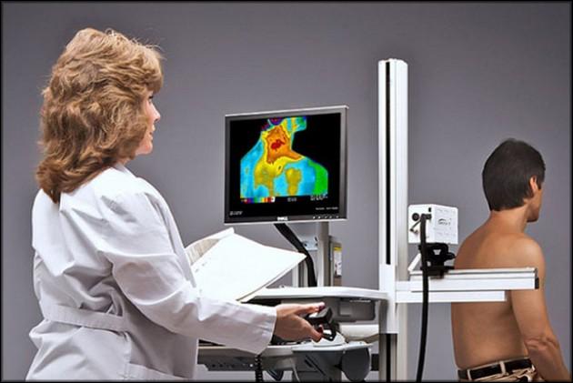 Съемка медицинским тепловизором