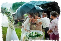 Дождь на свадьбу — приметы