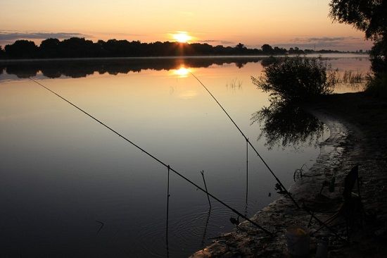 Рыбалка на закате
