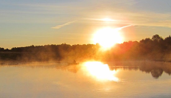 Погожее туманное утро