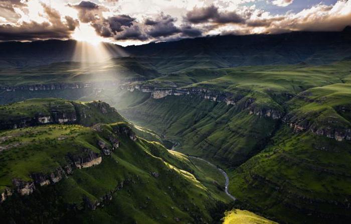 горы в африке