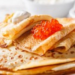 Блины с икрой