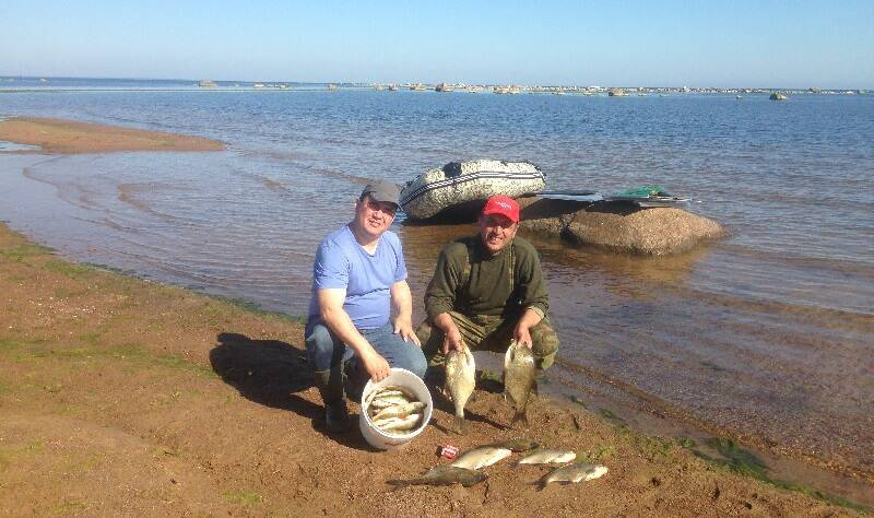Рыбалка в районе финского залива
