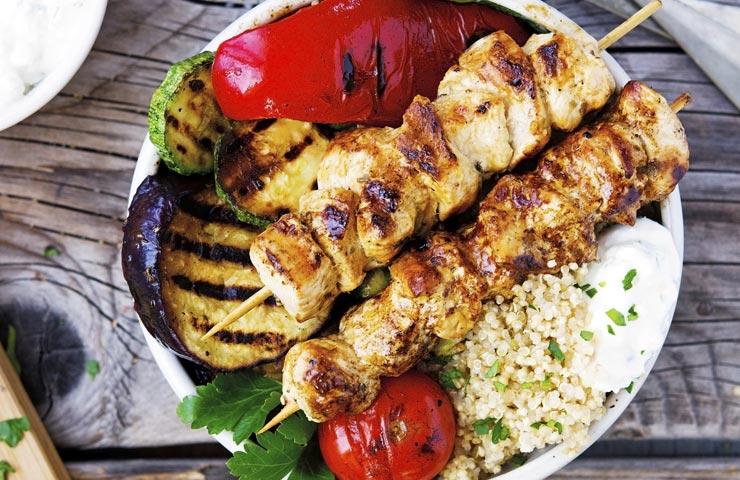 жареная еда 