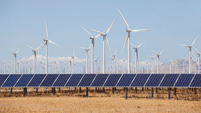 Ветряные и солнечные электростанции