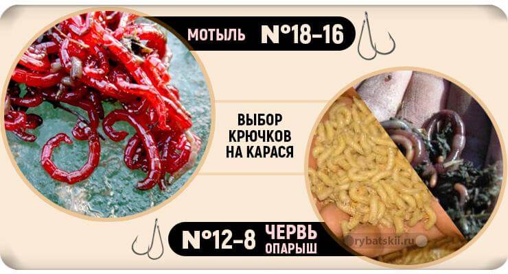 Пучок мотыля, опарыш и червь