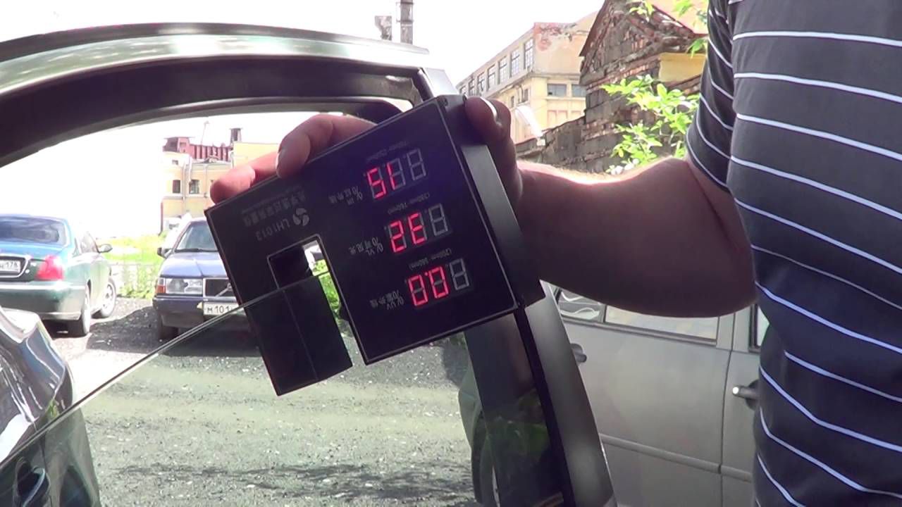 В какую погоду нельзя замерять тонировку