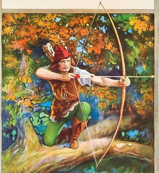 Средневековый боевой лук, Робин Гуд, фото