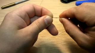 Как правильно цеплять блесну к леске