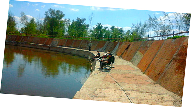 Любители рыбалки.