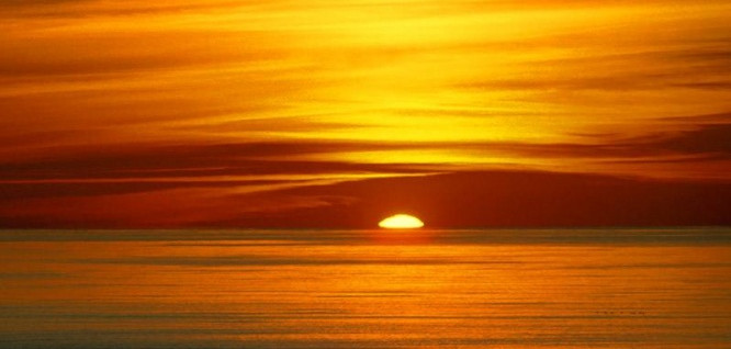 Cлоистые облака на закате