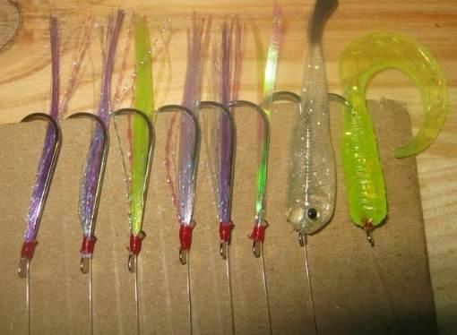 Ловля самодуром с лодки на море