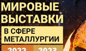 Расписание международных выставок в сфере металлургии на 2022-2023 г